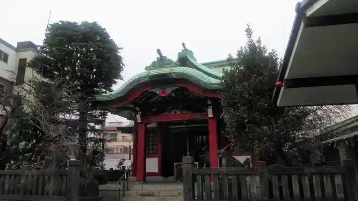 筑土八幡神社の本殿・本堂