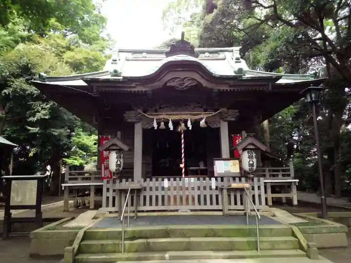 鶴嶺八幡宮の本殿・本堂