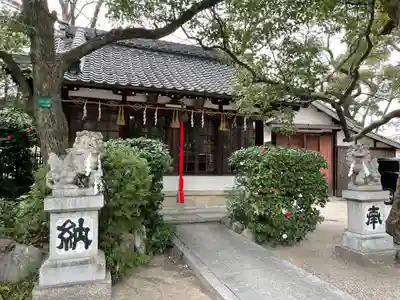 難波八幡神社の本殿・本堂