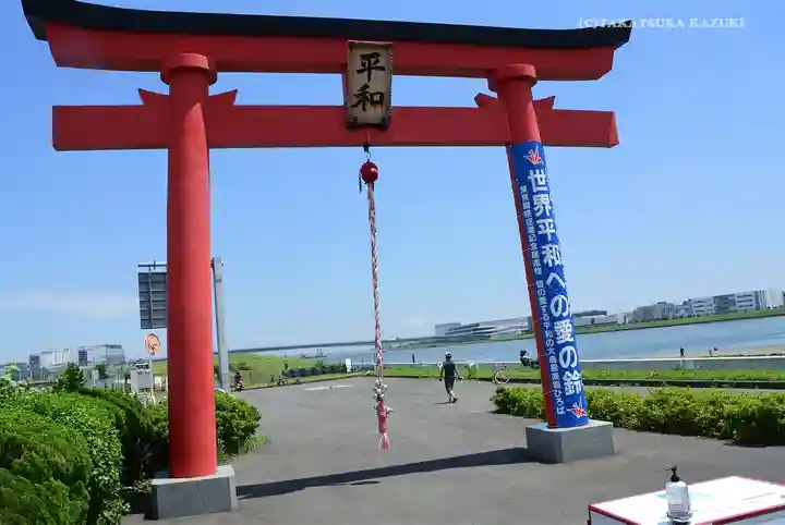 東京羽田 穴守稲荷神社の鳥居
