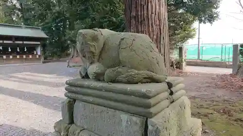 朝日森天満宮の狛犬