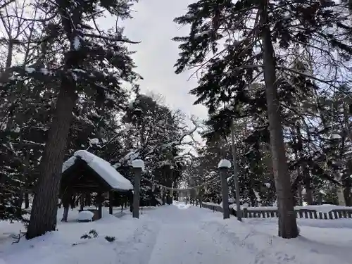 東川神社の景色