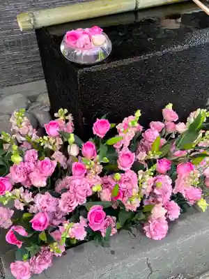 上尾御嶽神社の手水舎