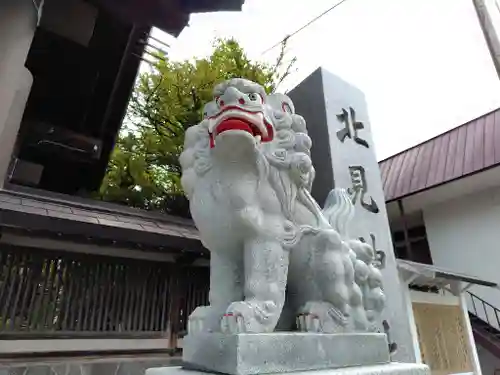 北見神社の狛犬