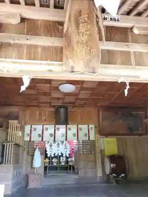 示現神社の本殿・本堂
