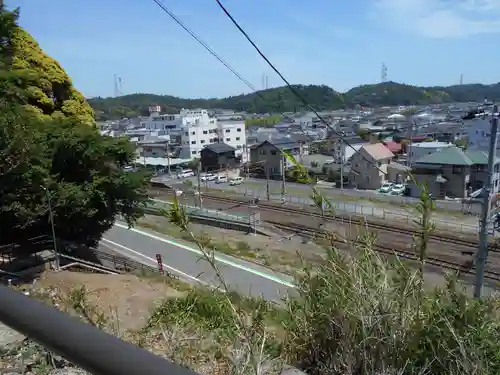 植田八幡神社の景色