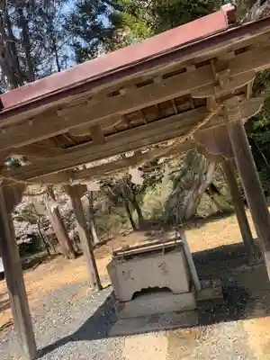 日吉神社の手水舎