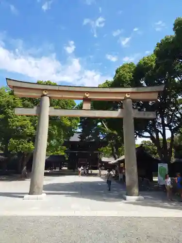 明治神宮の鳥居