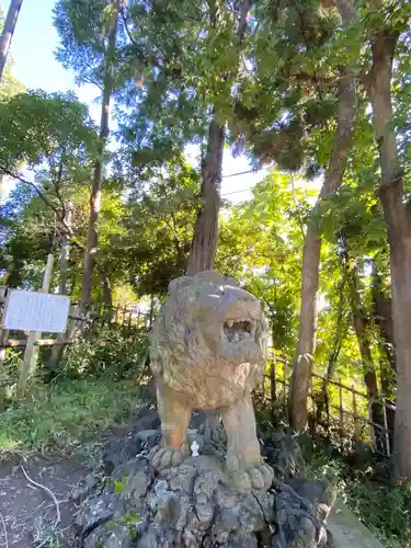 神峰神社の狛犬