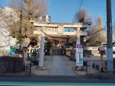 前橋八幡宮の鳥居
