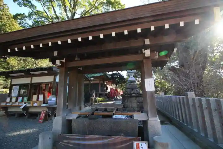 筑波山神社の手水舎