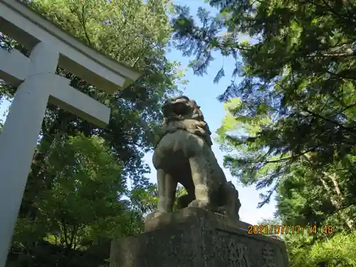 二本松神社の狛犬