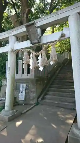 柴崎神社の鳥居