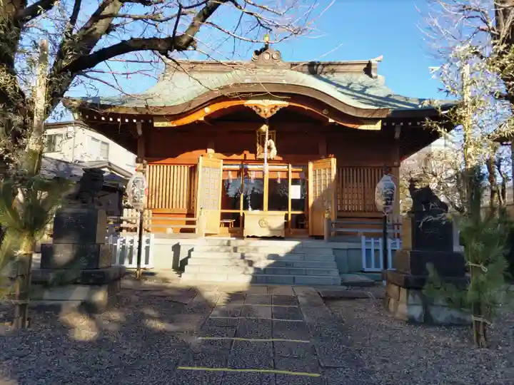田端八幡神社の本殿・本堂