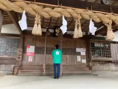 川田八幡神社の本殿・本堂