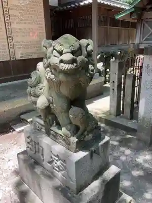 六所社(金城町)の狛犬