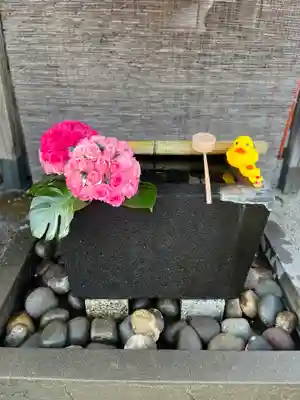 上尾御嶽神社の手水舎