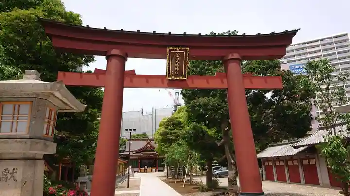 蒲田八幡神社の鳥居