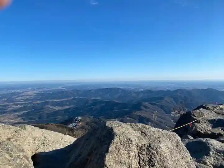 筑波山神社 女体山御本殿の景色
