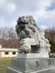 余市神社の狛犬