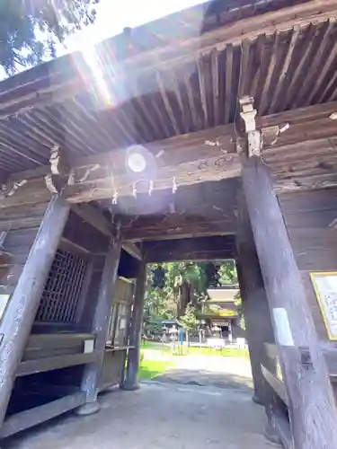 若狭姫神社（若狭彦神社下社）の山門・神門