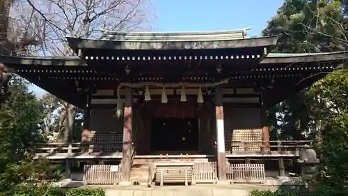 奥澤神社の本殿・本堂