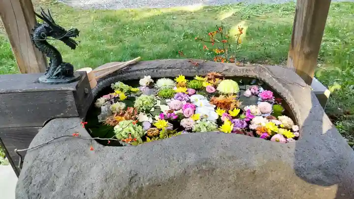 長沼神社の手水舎