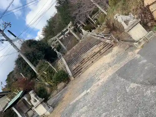 桑山八幡宮の鳥居