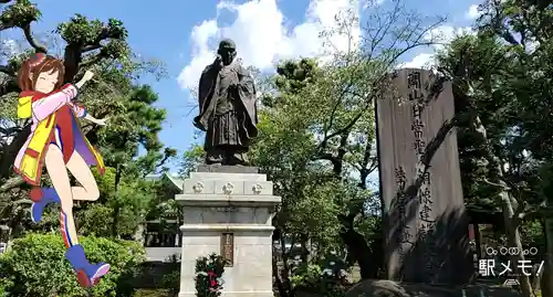 法華経寺の像