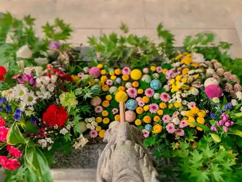 滑川神社 - 仕事と子どもの守り神の手水舎