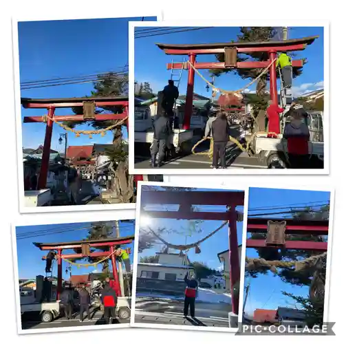 大鏑神社の鳥居