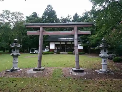 松川神社の鳥居