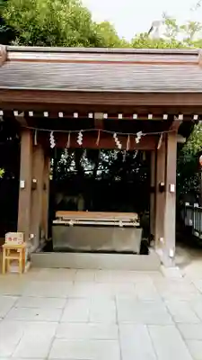 検見川神社の手水舎