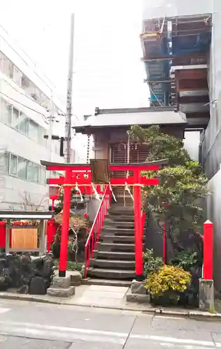 講武稲荷神社の鳥居