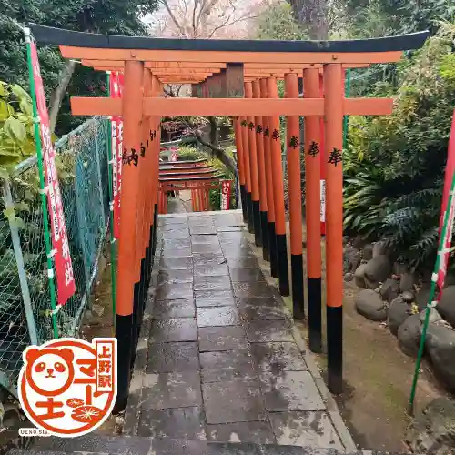 花園稲荷神社の鳥居