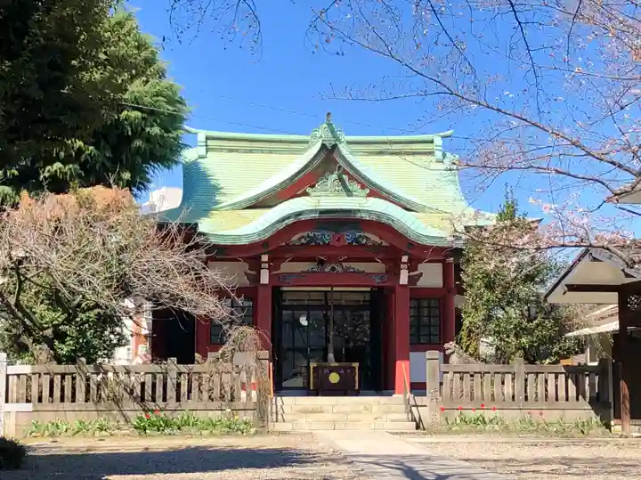 筑土八幡神社の本殿・本堂