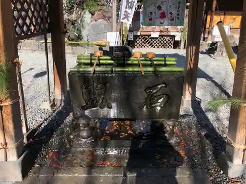 川越熊野神社の手水