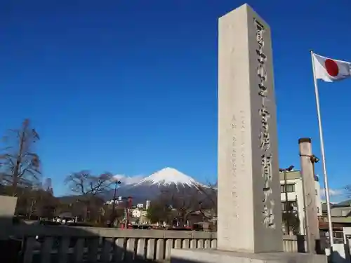 富士山本宮浅間大社の景色