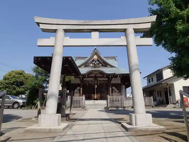 鵜ノ木八幡神社の鳥居