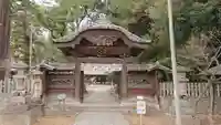 朝日森天満宮の山門・神門