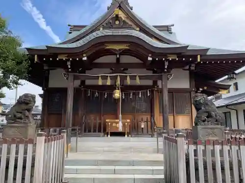 鵜ノ木八幡神社の本殿・本堂