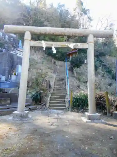 山之神社の鳥居