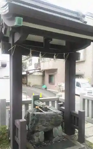 神楽坂若宮八幡神社の手水舎