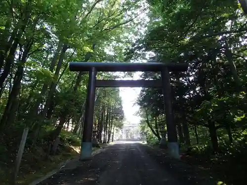 網走神社の鳥居