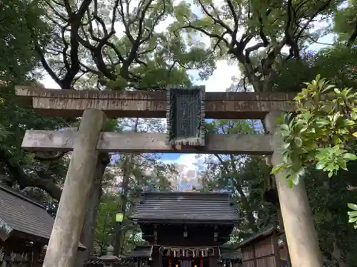 赤坂氷川神社の鳥居