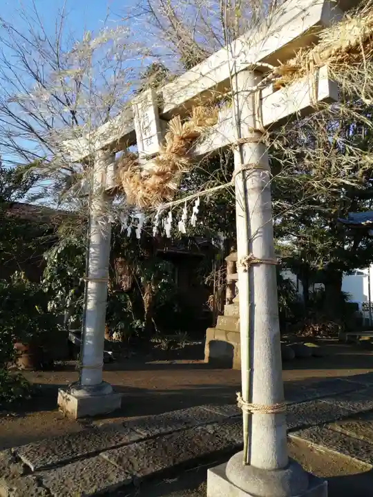 稲荷神社の鳥居