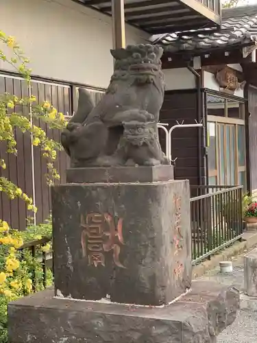 若雷神社の狛犬