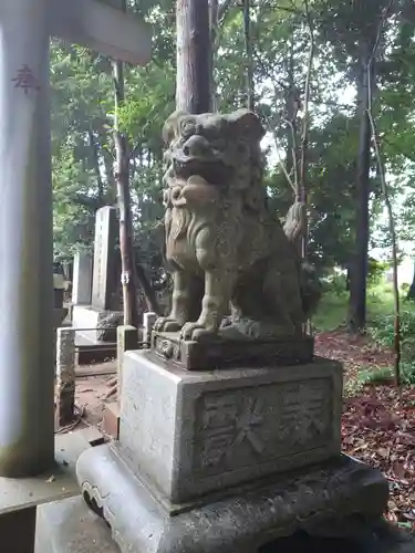 八幡社の狛犬