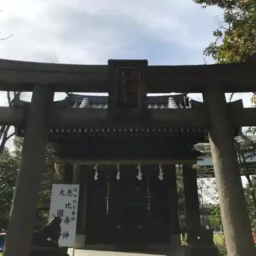 三囲神社の鳥居