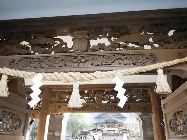 尾山神社の山門・神門